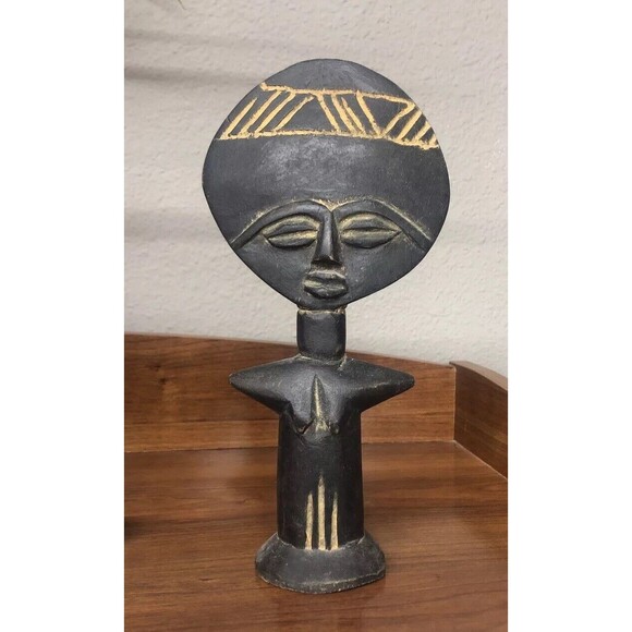 Handmade Afrikaner Ethnic Wooden tribal Fertility Sculpture statue - Picture 1 of 5